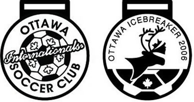 back and front images of the 1998 icrebreaker medal-xx