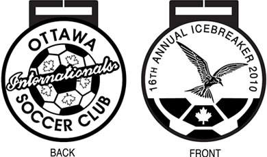 back and front images of the 1998 icrebreaker medal-xx