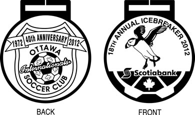 back and front images of the 1998 icrebreaker medal-xx